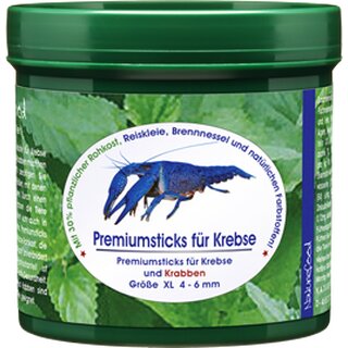 Naturefood Premiumsticks fr Krebse und Krabben - XL - 280 Gramm