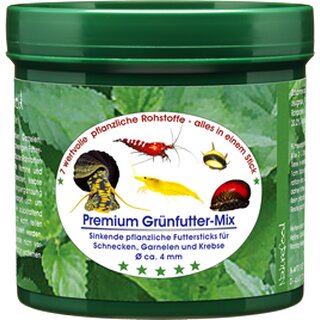 Naturefood Premium Grnfutter-Mix ( Krebse/Garnelen/Schnecken ) 280 Gramm