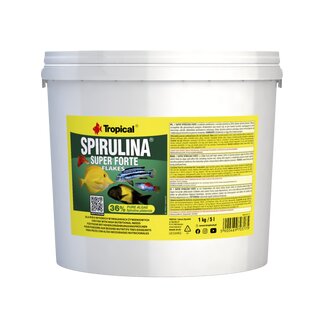 Tropical Spirulina 36% Super Forte Flockenfutter 5 Liter