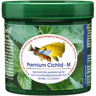 Naturefood Premium Granulat Cichlid - M - 800 Gramm