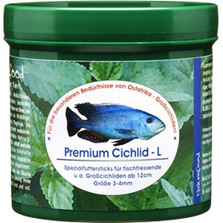 Naturefood Premium Sticks Cichlid - L - 140 Gramm